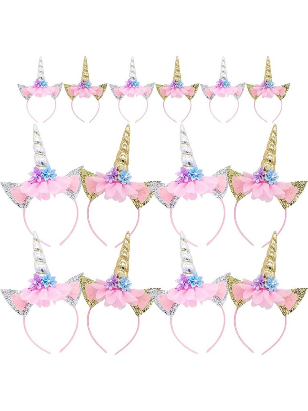 Sparkly Unicorn Headband for Kids - Perfect for Birthday Parties & Dress-Up